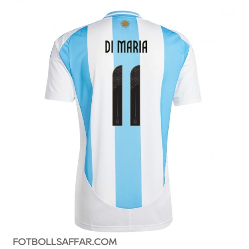 Argentina Angel Di Maria #11 Hemmatröja Copa America 2024 Kortärmad